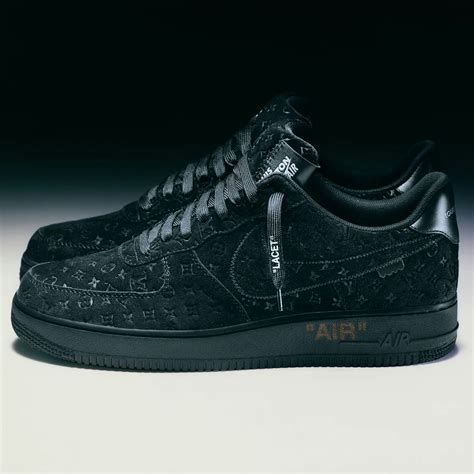 black Louis Vuitton af1